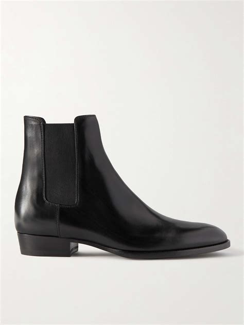 chelsea boot ysl|wyatt 30 leather Chelsea boots.